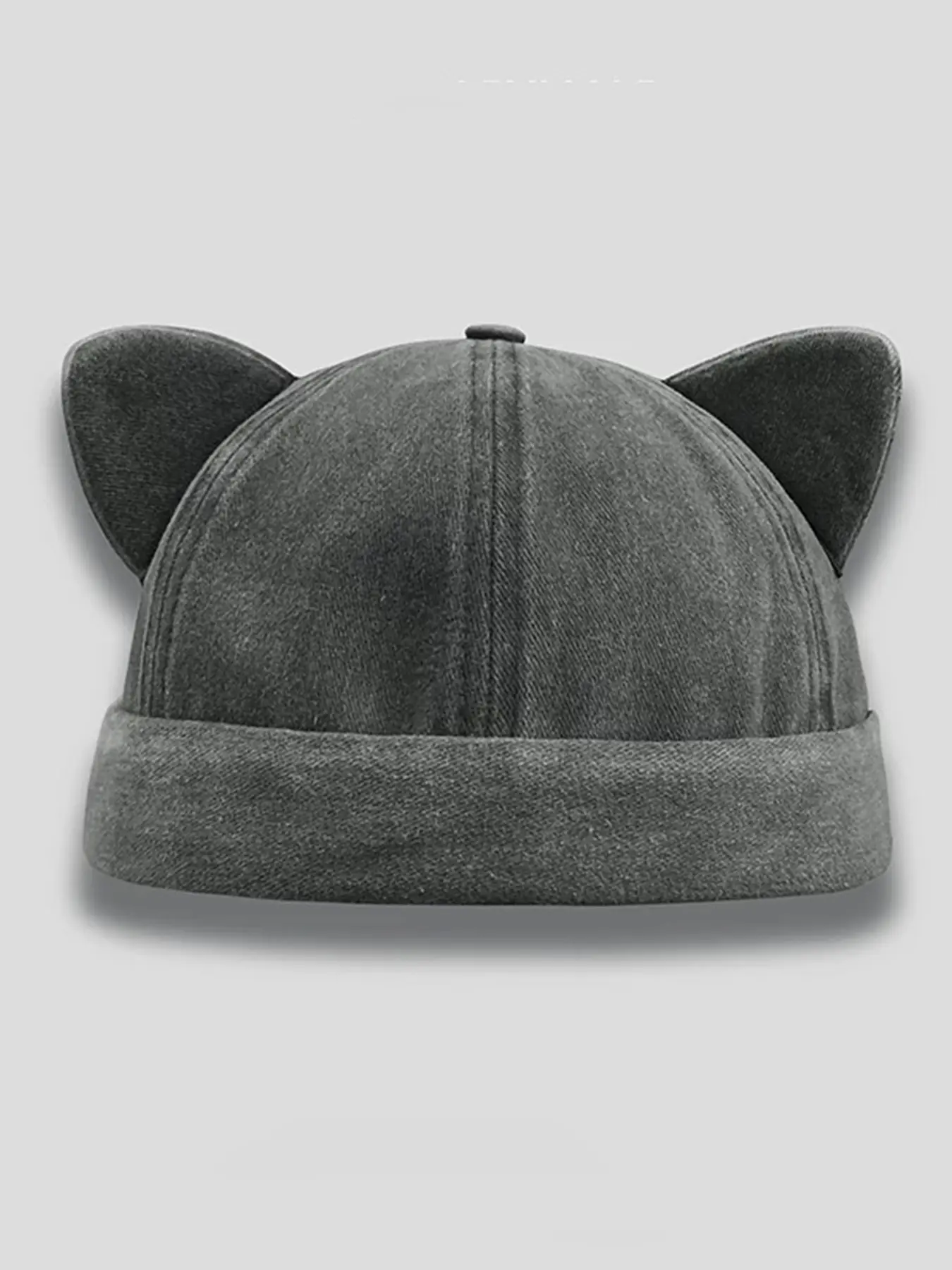 2025 New High Quality Simple Solid Color Borderless Adjustable Outdoor Cap Hat Cat Ear Guapi Hat Fashion Personality Street Hip Hop Hat Outdoor Daily Commuter Decorative Hat Men's and Women's Same Style Casual Skateboarding Hat Creative Trend Landlord Hat