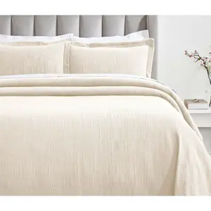Superior Zenith Cotton Bedspread and Sham Set,Full