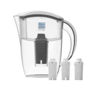 8 Stage Alkaline Water Filter Pitcher 2.5L Capacity w/ 3 Pack Filters by DRINKPOD