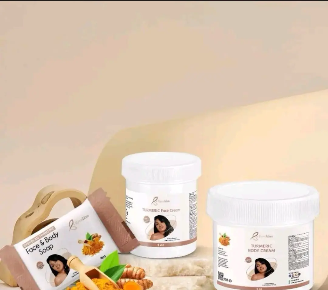 Turmeric Set Skin Repair Body Care - 20x Skin Care Products in Resealable Containers for Comfort and Cosmetics Use Daily Moisturizing Restore Sensitive Radiant Soothing Rubenianturmeric mini set
