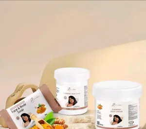 Turmeric Set Skin Repair Body Care - 20x Skin Care Products in Resealable Containers for Comfort and Cosmetics Use Daily Moisturizing Restore Sensitive Radiant Soothing Rubenianturmeric mini set