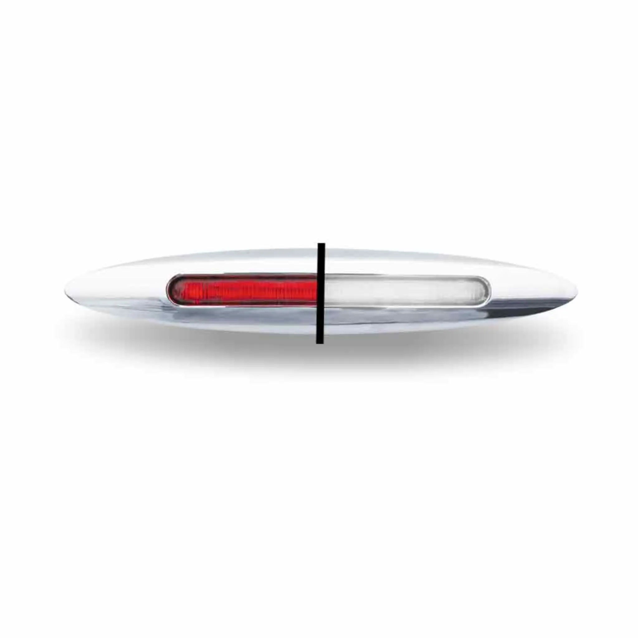 Trux Accessories TLED-FX76 6-in Slim Flatline Auxiliary LED Work Light, 9 Diodes, Red to White, DOT Approved, Dual Revolution System, Work Lighting