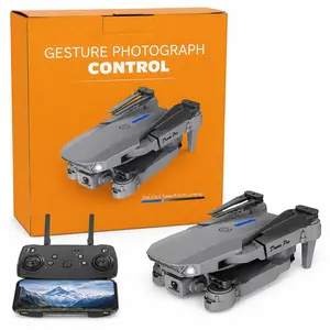 Remote Control Drone, Gray, Novice-Friendly Gadget with Cameras Including Digital Cameras for Photography & Electronics Enthusiasts