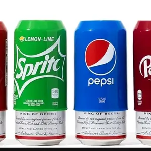 Assorted 4 pak silicone can covers