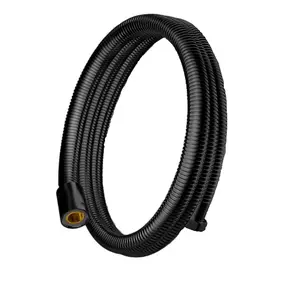 Universal Shower Hose 4 Inch Anti-Burst Pressure Boost Stainless Steel Bathroom Water Heater Connector Shower Tube - 1 Piece