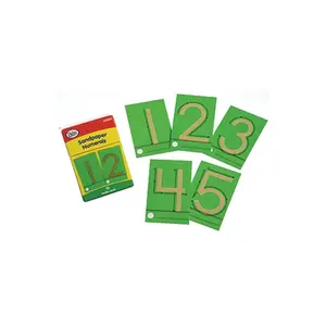 DIDAX Tactile Sandpaper Numerals, Durable Learning Tool Accessory for Dogs and Cats