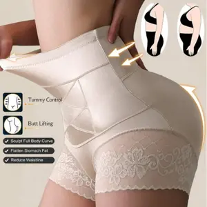 Women's Plain High Waist Sports Panty,  Tummy Control Hip Lifter Shaper,  Seamless Shapewear for Postpartum Recovery, Womenswear