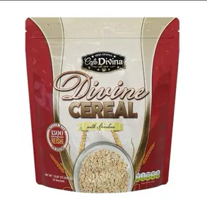 Divine Cereal by Vida Divina with Spirulina 1500 micrograms and Reishi 16.87 oz  Instant Breakfast option