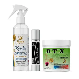 Kachita Spell Keratina Plus Mask Smooth Hair Combo: Conditioner, and Treatments to Extend Your Straightening, Nourish, and Restore Shine Haircare Nourishing Moisturizing Frizz