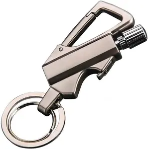 The Infinite Keychain Lighter, Ideal for Outdoor Lovers: Reusable, Multi Keychain, Bottle Opener. Waterproof, Portable—Great for Camping, Hiking, BBQ, Survival, Ligniting Adventures.No Kerosene(1Pc)