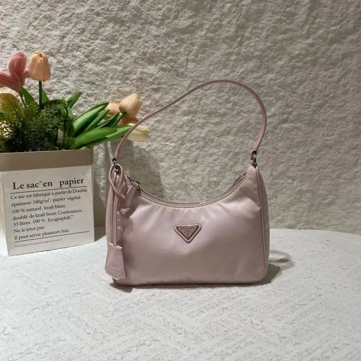 Pre-owned Prada Re Edition 2000 Pink Re Nylon Mini Bag ZX119