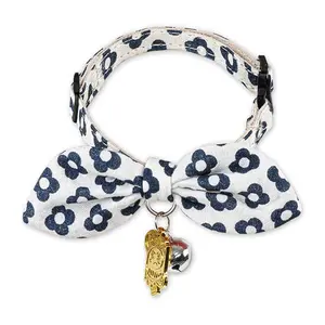 Touchcat Designer Collar with large Bowtie andBell
