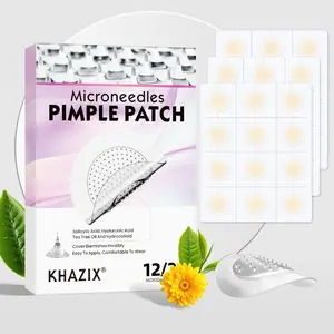 12/24pcs Hyaluronic Acid Patch, Invisible Blemish & Concealer Patches, Lightweight Comfortable Facial Cleansing, Pore Refining, Unisex Skincare, Acne, Pimple Patches