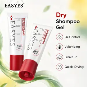 【EASYES】Leave-in Volumizing Dry Shampoo Gel, Instant Oil Absorption, Scalp Care, Alcohol-free, Zero Residue, Perfect for Post-Workout / Menstruation /Breastfeeding /Travel, 80g