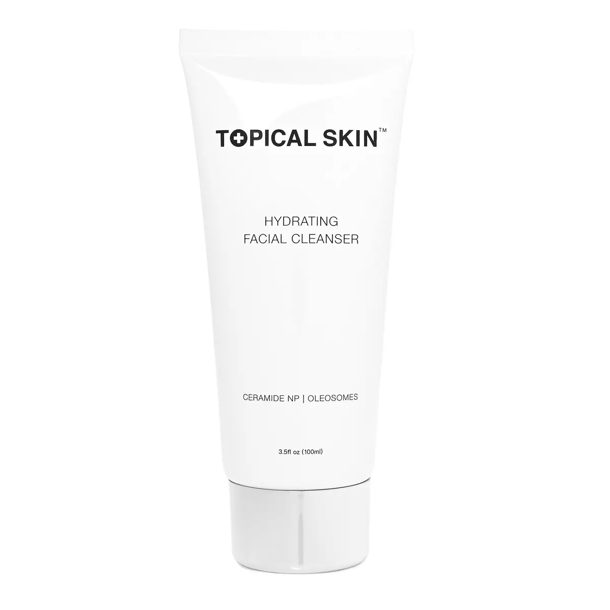 Topical Skin Hydrating Facial Cleanser with oleosomes, ceramide, cholesterol.his luxurious cream cleanser builds to a soft lather to cleanse the skin of dirt, makeup & impurities while supporting the skin's barrier.  Enriched with botanicals, antioxidants