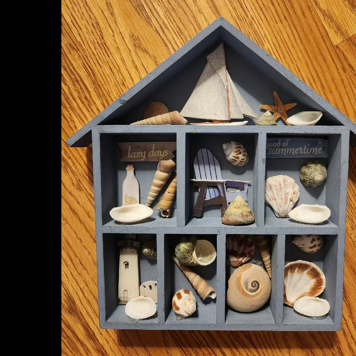 Beach Theme Open Display Shadowbox
