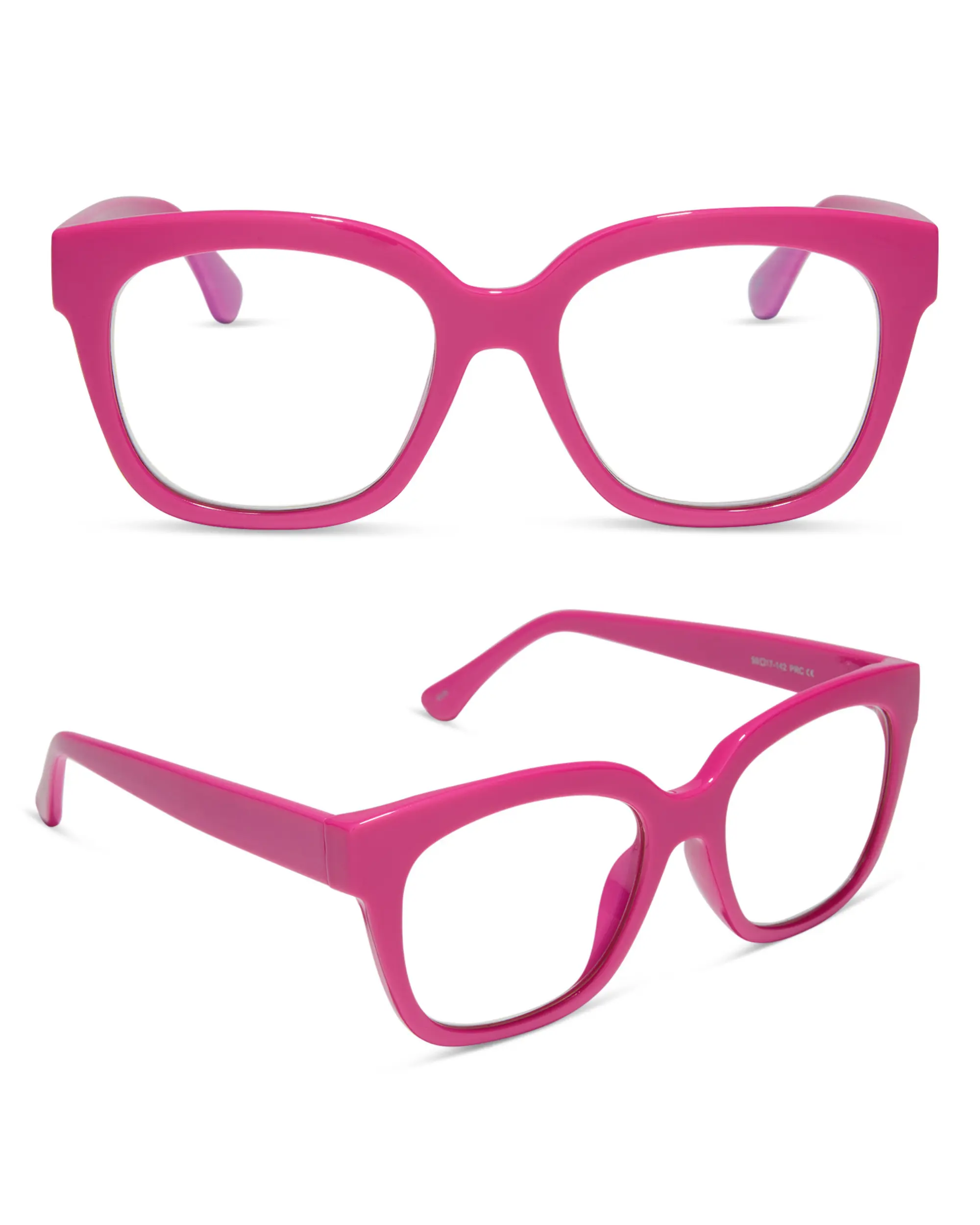 DIFF Ava Bubblegum Pink Blue Light Readers - Cute Square Chunky Lightweight Frame DIFF Ava Bubblegum Pink Blue Light Readers - Cute Square Chunky Lightweight Frame