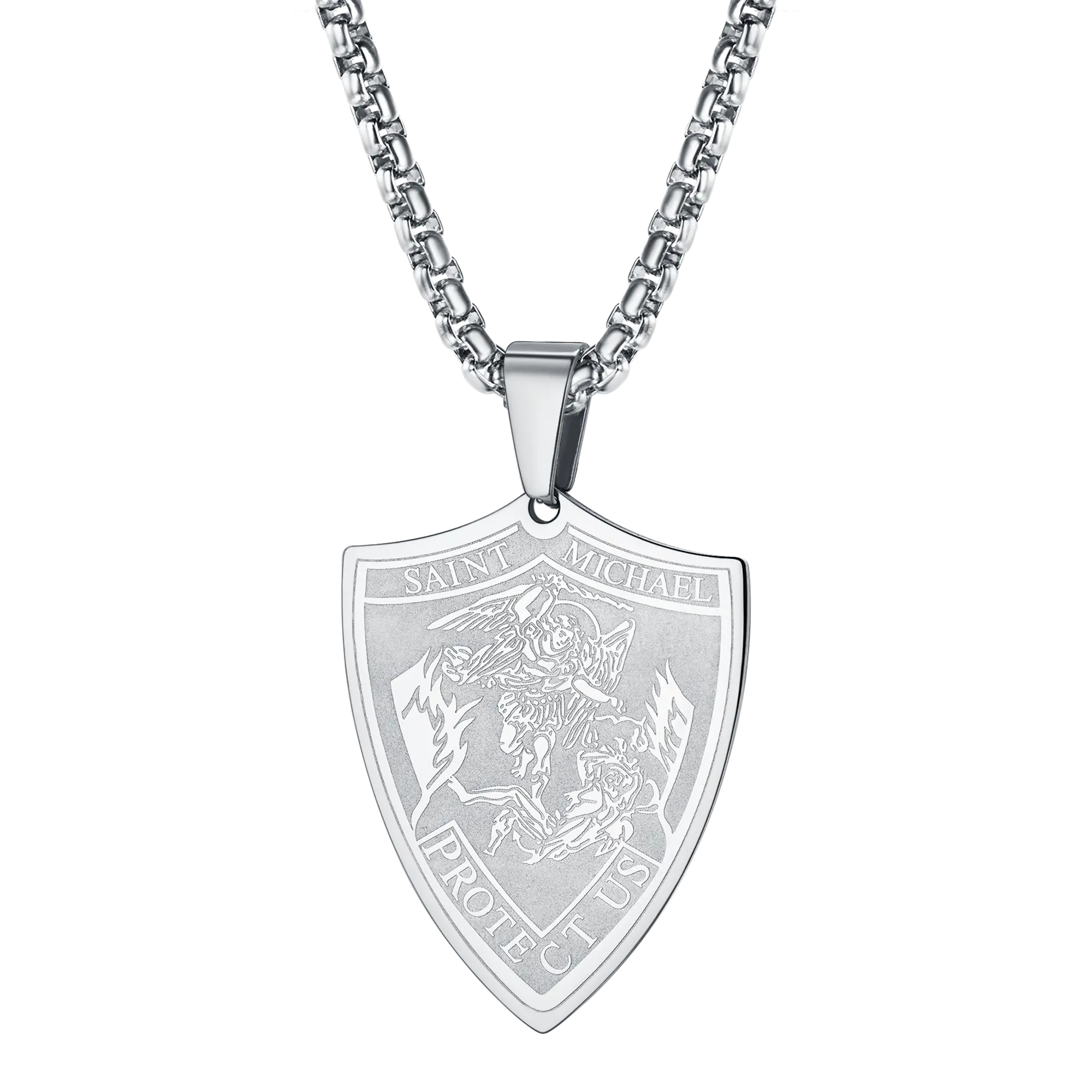 Shield Pendant Style-Steel