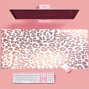 Mouse Pad - Leopard Print Desk Mat, Desk Accessories, Durable Office Gaming Home Use, Ideal Gift for Christmas Valentine's Day Birthday