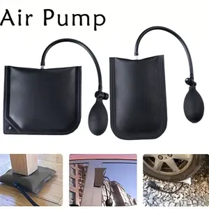 2-Piece Inflatable Safety Airbag Emergency Unlock Tool Set, Portable Car Repair Kit with Pump & Locksmith Tools, Vehicle Door Maintenance, Travel Safety Kit