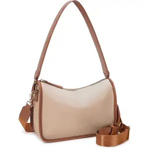 Crossbody Bags Purses for Women Trendy,Vegan Leather Medium Crossbody Purse,Shoulder Bag with 2PCS Adjustable Strap