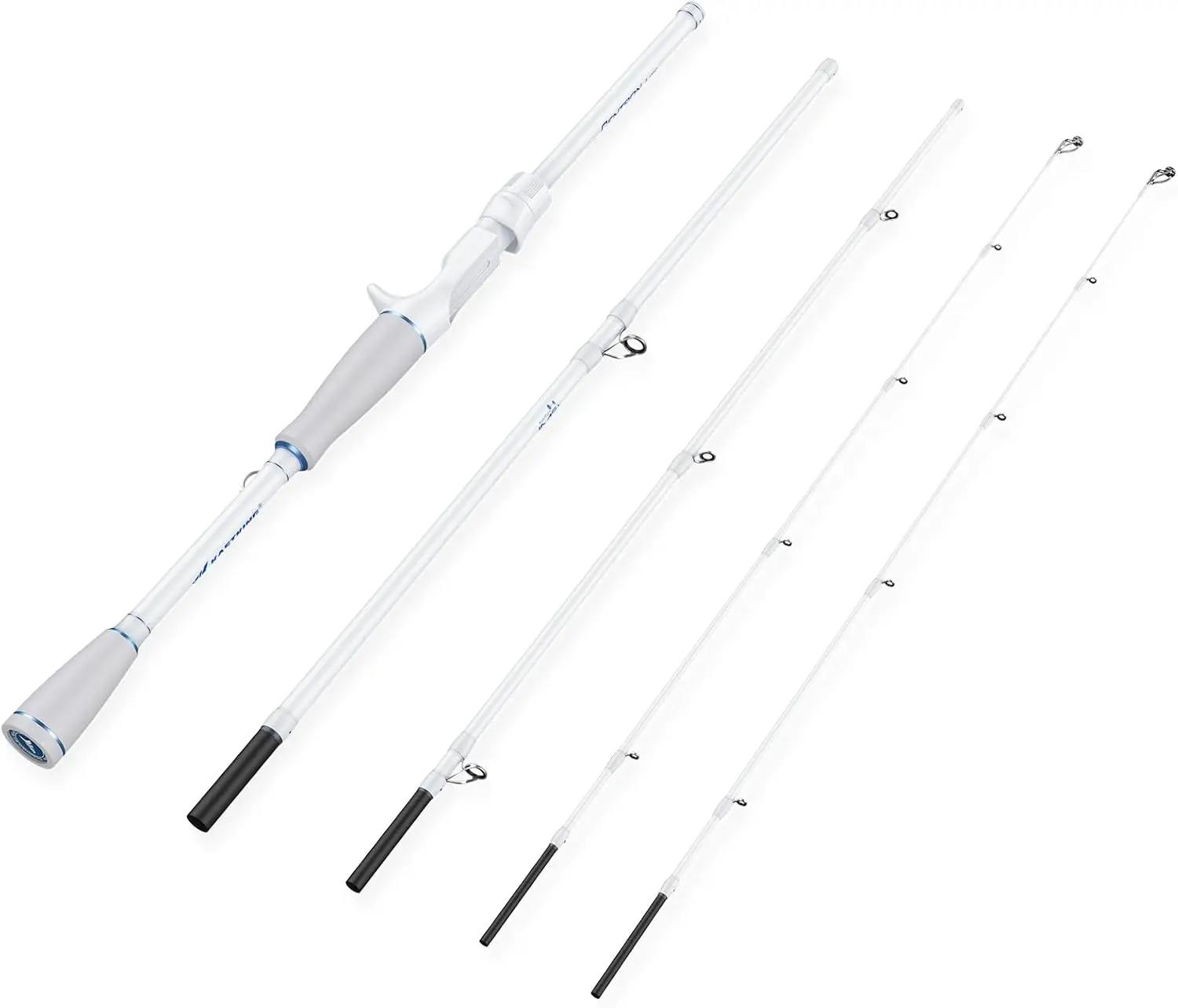 KastKing Centron Lite Travel Fishing Rods, Portable 4/5 Piece Spinning & Casting Rods, Extra Twin-Tip, IM6 Graphite Blanks, Stainless Steel Guides W/Ceramic Rings, Split or Full Rear EVA Handle
