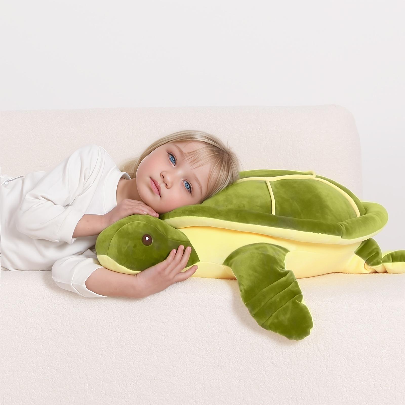 28-Inch Soft Plush Ocean Sea Turtle Stuffed Animals, Enormous Plush Pillows, Oversized Turtle Toys, Perfect Birthday Gifts for Children