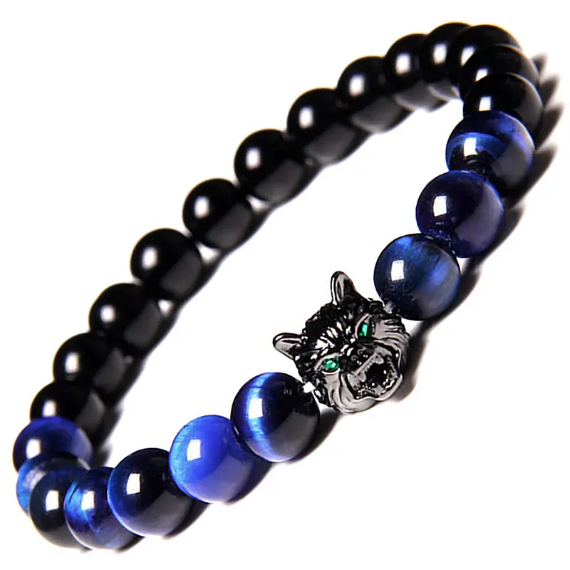 Blue Tiger Eyed Shine bracelet
