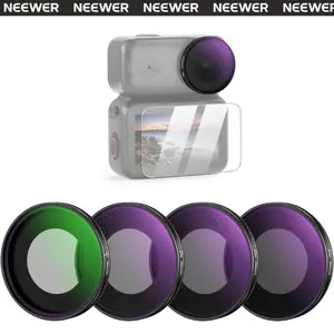 NEEWER FL-N6 4-Pack ND8/ND16/ND32/CPL Filter Kit for DJI Osmo Nano, Lens Filters for Vlogging, Cinematic Video & Outdoor Photography