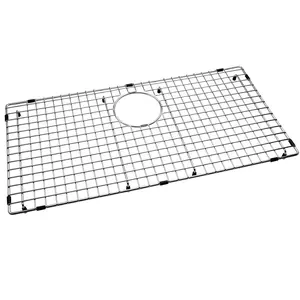 28.39-in x 14.17-in Rear Drain Heavy-Duty Stainless Steel Sink Grid NDG2915R