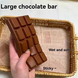 Slow Rebound Squishy Toy Bread Toast Chocolate Pie Pineapple Bun Small Realistic Food Butter Stick, Fun Stress Relief Fidgets Gift