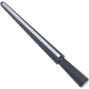 UNICRAFTALE 26.1x2.5cm Ring Sizer Measuring Tool Ring Mandrel Plastic Ring Sizer Mandrel US/UK Measuring Tool Jewelry Ring Sizer Rod Finger Ring Measuring Stick for Jewelry Finger Ring Making