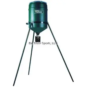 On Time Wildlife Feeders  30 gal Tripod Tomahawk Ultra Hunt