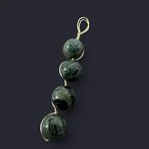 Kambaba Jasper Wire Wrapped Pendant