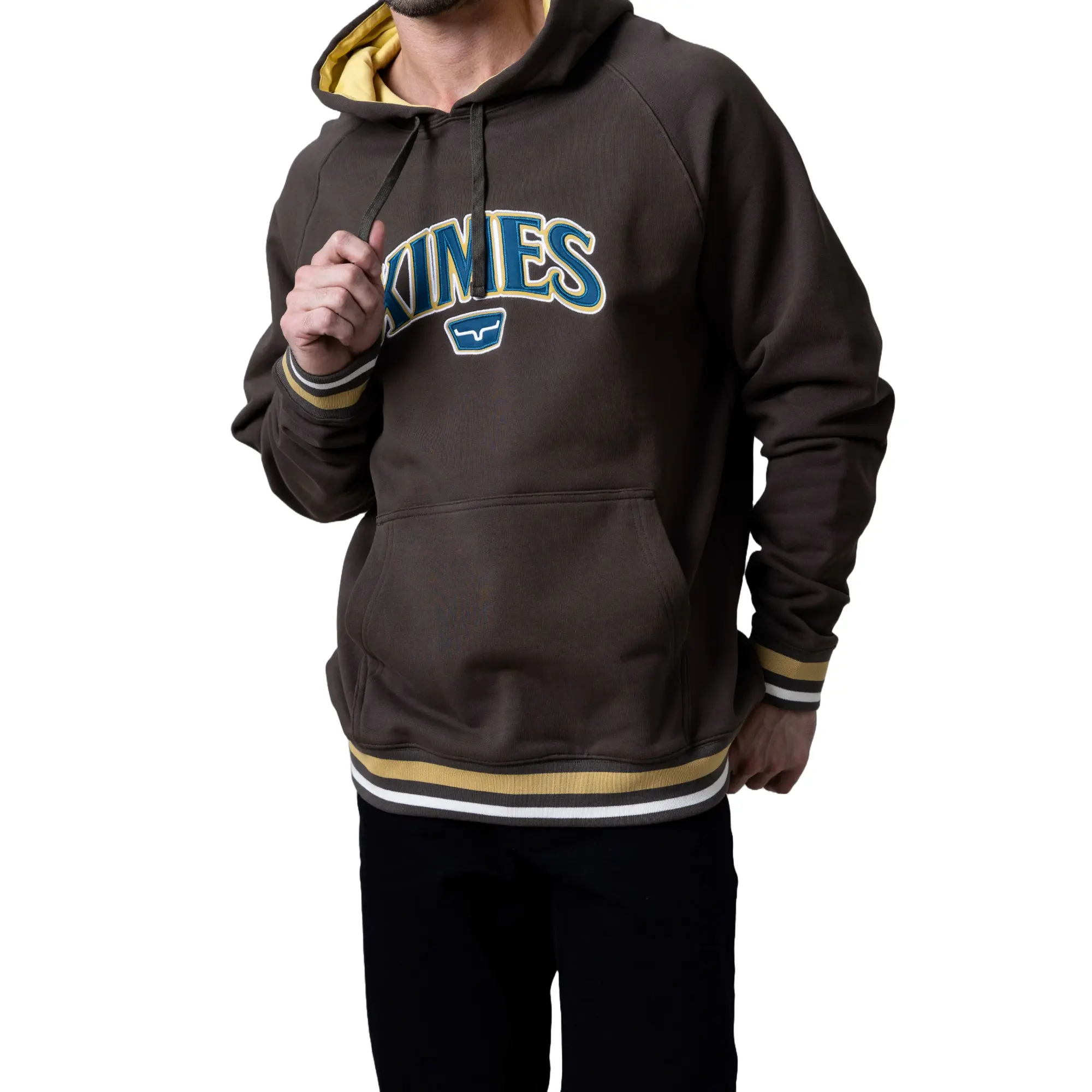Kimes Ranch Men's Kubo Hood Dark Brown Hoodie MHO0000042