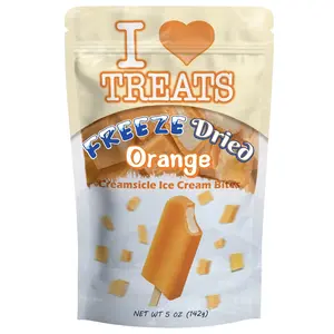 Freeze Dried Orange Creamsicle Ice Cream Bites 5 oz