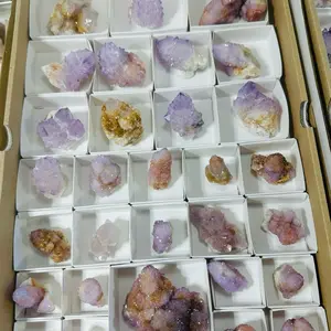 PURPLE CACTUS QUARTZ FLAT