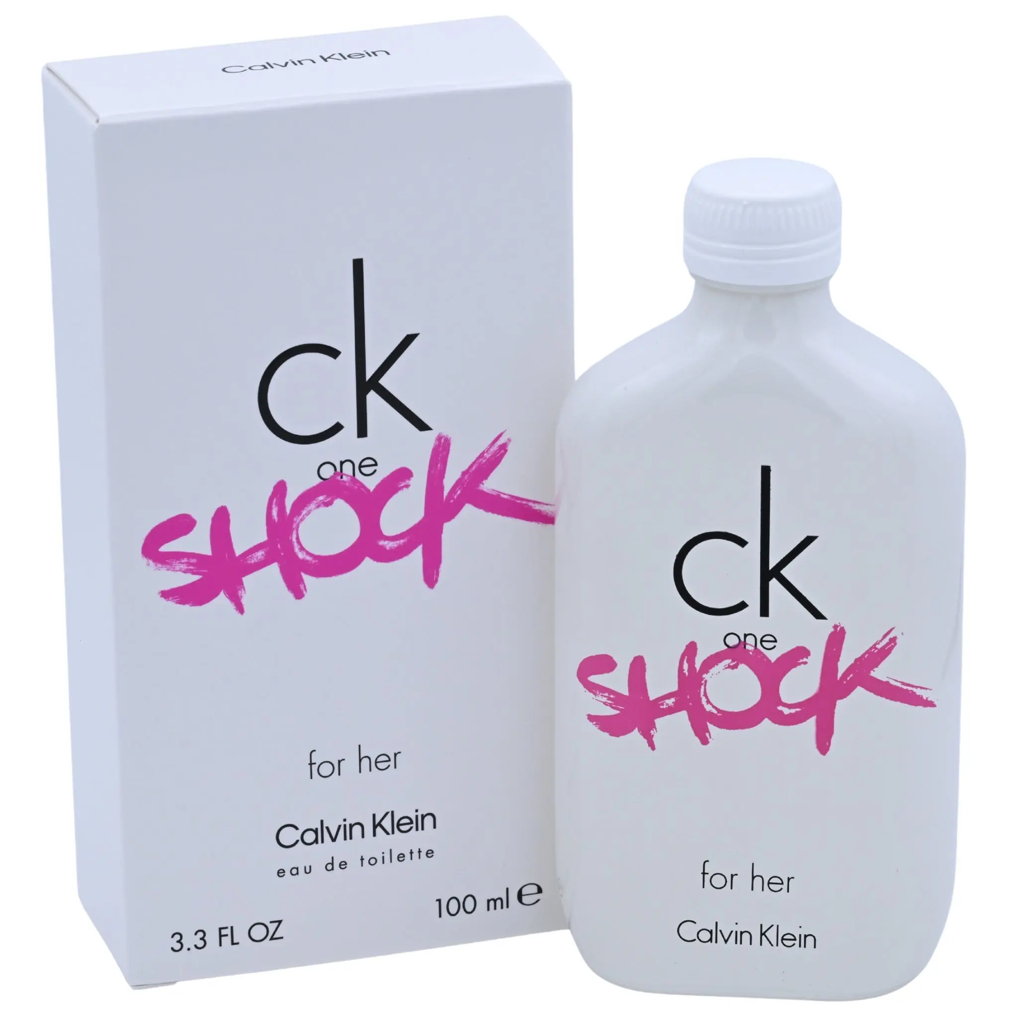 CK One Shock by Calvin Klein 3.3 / 3.4 oz EDT For Women NEW in BOX, Lavender, 3.3 Fl Oz