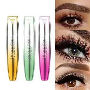 Natural Long Thick Curling Lash Mascara Voluminous Lengthening for Lengthening and Volumizing, Waterproof Non-Smudge and Long-Lasting, Easy to Remove Formula, Makeup Mascara