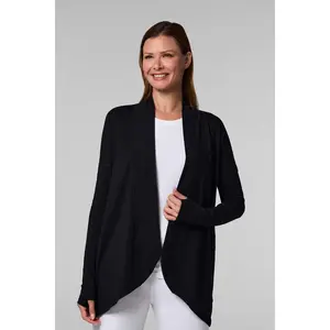 Women's LumaLeo Wrap with Back Slit | Black