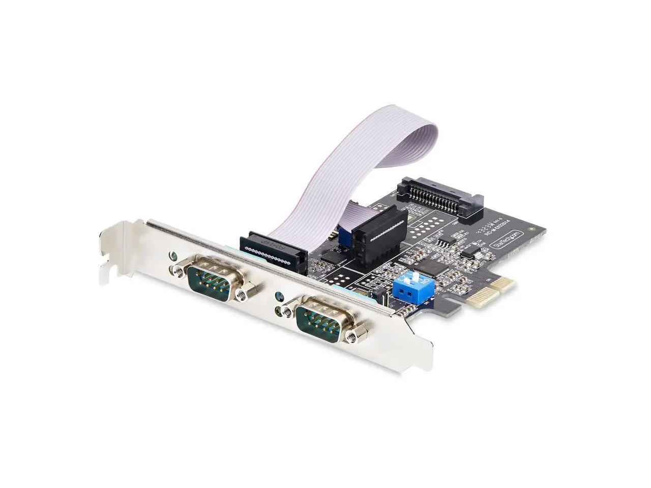 StarTech.com 2-Port Serial PCIe Card 2S232422485-PC-CARD - Dual-Port PCIe / DB9