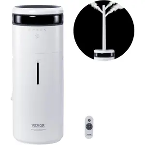 VEVOR Humidifier for Home Large Room, Commercial Humidifier for Whole House 1291.7 sq ft, 16L Water Tank Night Light 12h Timer Auto Shut-Off, Greenhouse, Commercial Branch Tube w/ 360 NozzleVEVOR Super Brand Day