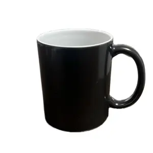 Personalized Magic Mug Sublimation - Black Ceramic Mug with Handle for Sublimation Use Reuse Drinkware Tumbler