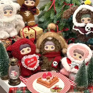 MayMei -winter christmas Blind Box - Vinyl & Plush Doll，Bunny Plush Dolls，Soft Furry Collectibles，Backpack or clothing decoration，Stuffed Animal