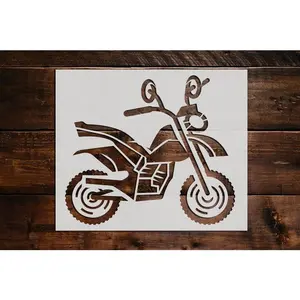 Motorcycle, Motorbike Stencil - Art and Wall Stencil