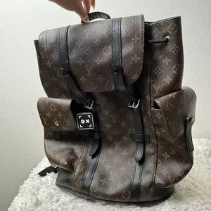 Pre-owned Louis Vuitton Canvas Backpacks Christopher PM backpack