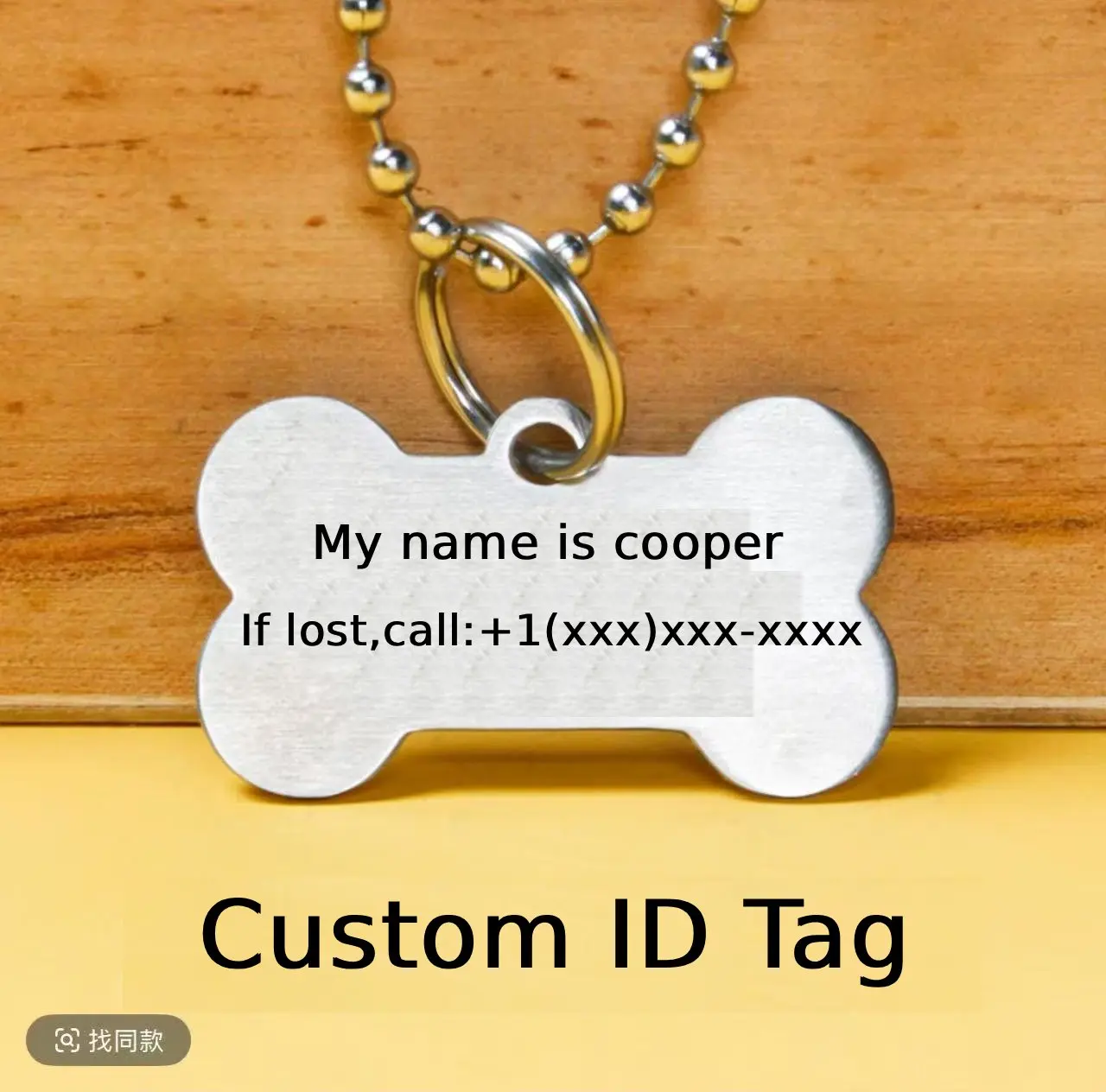 acrylic dog id tags - TikTok Shop