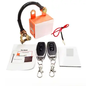 Remote Battery Disconnect Switch 12V 240A, Upgrade Smart Voltage Car Kill Switch Anti-Theft, Prevent Battery Drain, Remote Battery Kill Switch for Car, Truck, RV Flat Installation It can (Only control the battery)