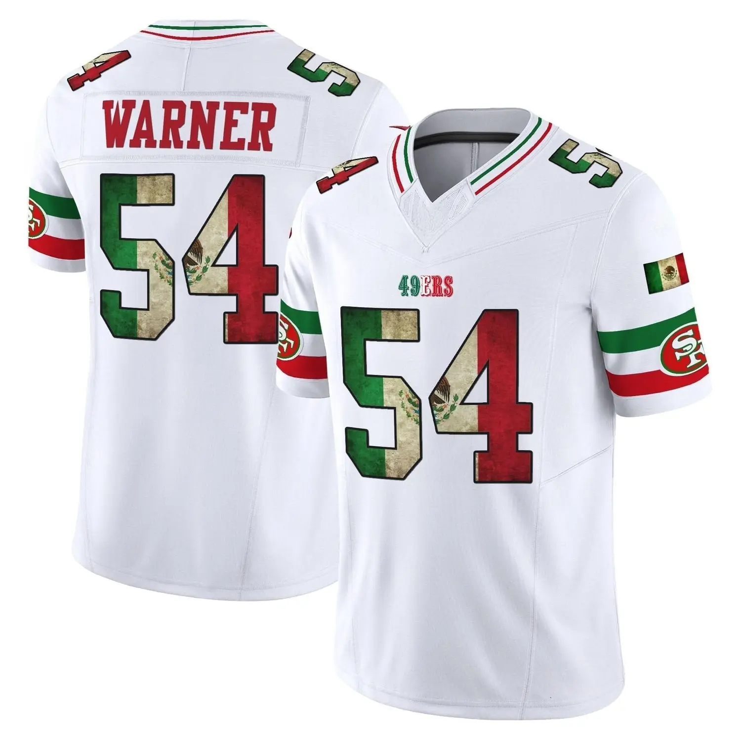 Full Print Warner #54 Jersey Shirt, America Football Jersey, Sport Clothing, Football Uniform, Jersey For Football Fans, Gift For Him