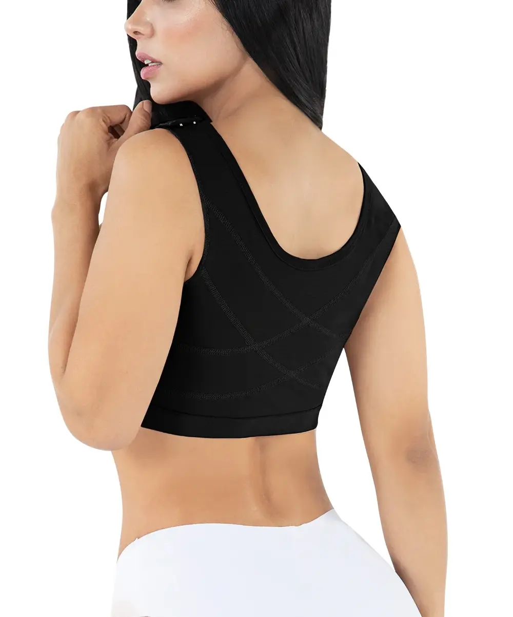 post-Surgical Bra with Back Support | Ref. 6020 Soft Fabric